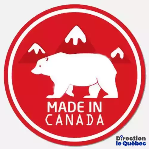 Autocollant Made in Canada